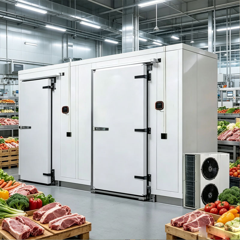 Food Storage Facilities - ห้องเย็นแบบวอล์คอินพร้อมเทคโนโลยีทำความเย็นรวดเร็วสำหรับการเก็บรักษาอาหารสด ปรับแต่งได้ตามความต้องการ