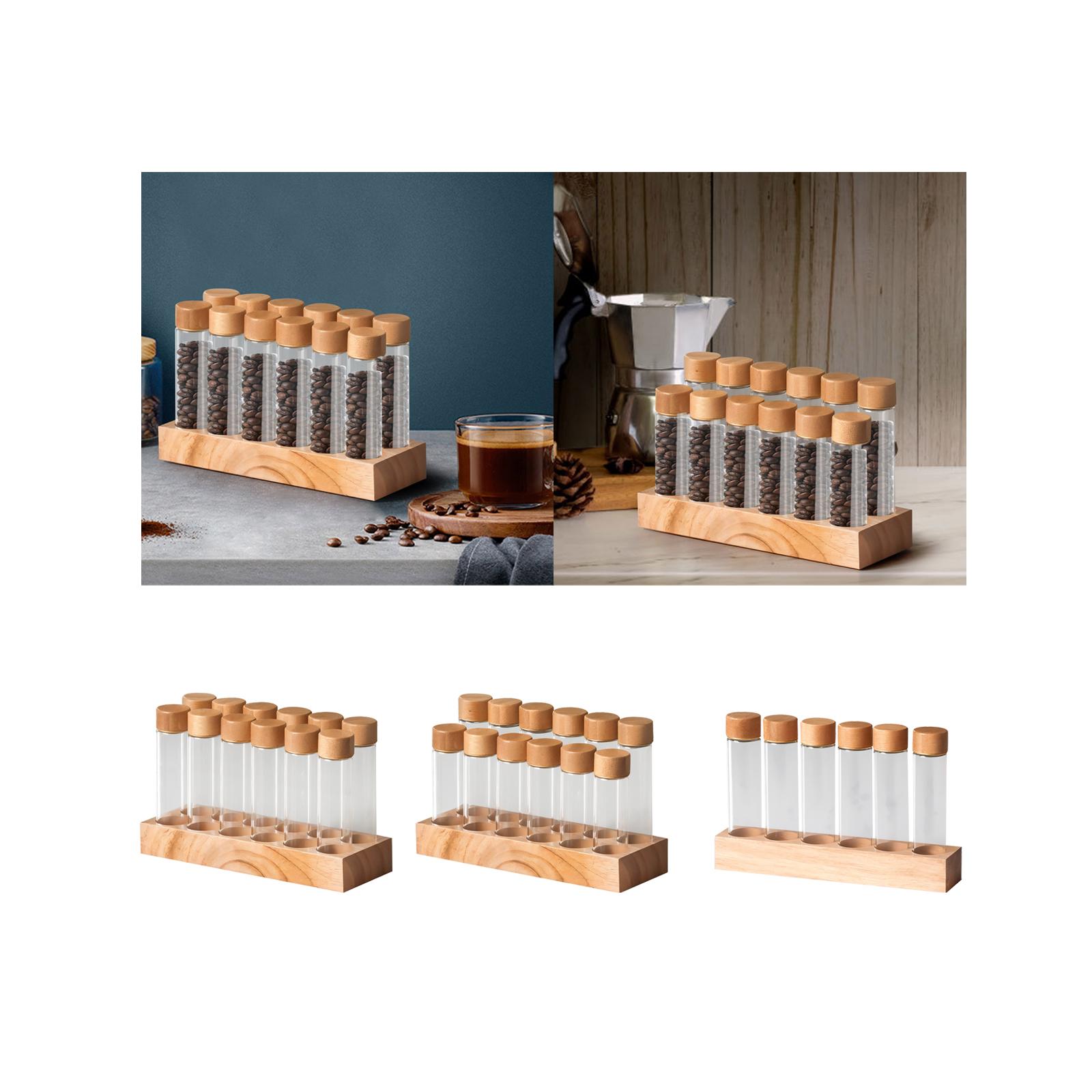 Food Storage Youtube - ภาชนะเก็บเมล็ดกาแฟหลอดเก็บเมล็ดกาแฟแบบปริมาณเดียวพร้อมชั้นวางจอแสดงผล ห้องเก็บเมล็ดกาแฟสําหรับเคาน์เตอร์