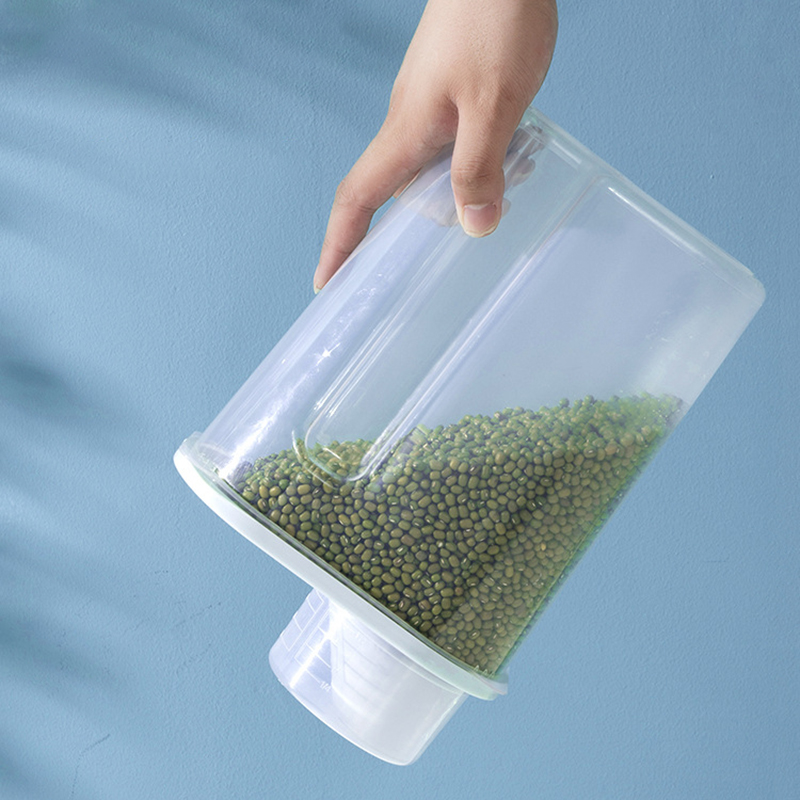 Food Storage Large Plastic Containers - ห้องครัวขนาดใหญ่ Grain ถังเก็บอาหารแห้งกล่องเก็บสินค้าพลาสติกปิดผนึกกันน้ํา GRAIN CLEAR คอนเทนเนอร์ธัญพืชหยาบ