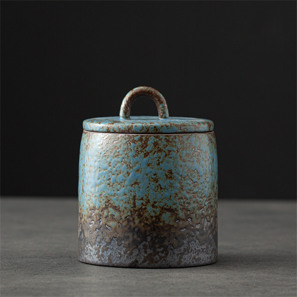 Food Storage Quart - เซรามิคชาแคดดี้ปิดผนึก Jar กล่องชาขนาดเล็กแบบพกพาถังเก็บ Candy Jars อาหารคอนเทนเนอร์ชา