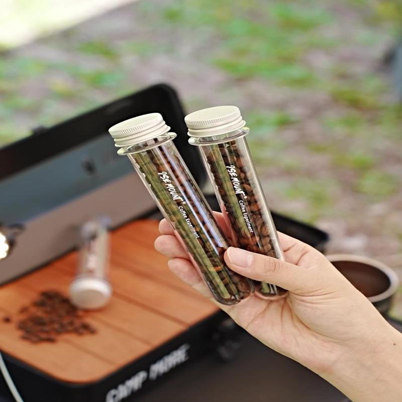Food Storage Youtube - หลอดเก็บเมล็ดกาแฟพร้อมเครื่องมืออะลูมิเนียม หลอดบรรจุขวดสำหรับเก็บเมล็ดพืช กระป๋องไม้ปิดผนึกสุญญากาศ
