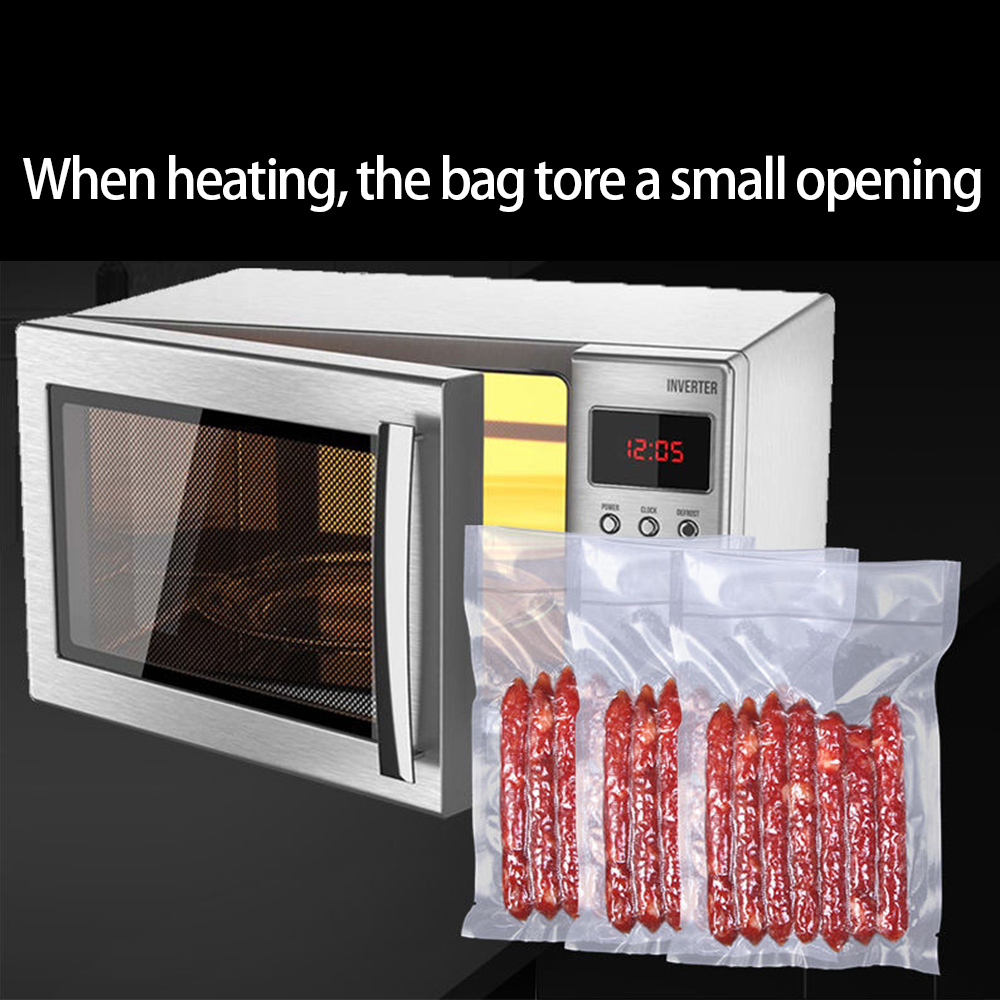 Food Storage Vacuum Bags - 50pcs ครัวอาหารถุงซีลสูญญากาศ Thicken Sous Vide อาหาร