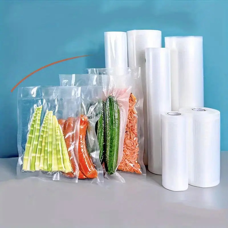 Food Storage Vacuum Bags - ถุงสูญญากาศสำหรับอาหาร ขนาด 500 ซม./ม้วน สำหรับการเก็บรักษาแบบซูวีด ถุงบรรจุภัณฑ์สำหรับเครื่องซีลสูญญากาศ