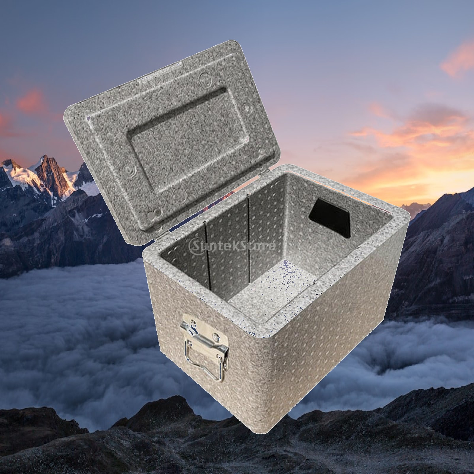 Food Storage Hot Box - กล่องเก็บความเย็นแบบพกพาพร้อมฉนวนกันความร้อนและที่จับในตัวสำหรับจัดเก็บอาหารร้อนและเย็นในงานอีเวนต์
