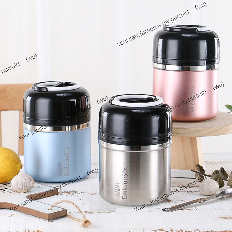 Food Storage Long Term - กล่องข้าวสแตนเลสเก็บความร้อนได้นาน ภาชนะเก็บอาหารสำหรับทำงาน/ไปโรงเรียน