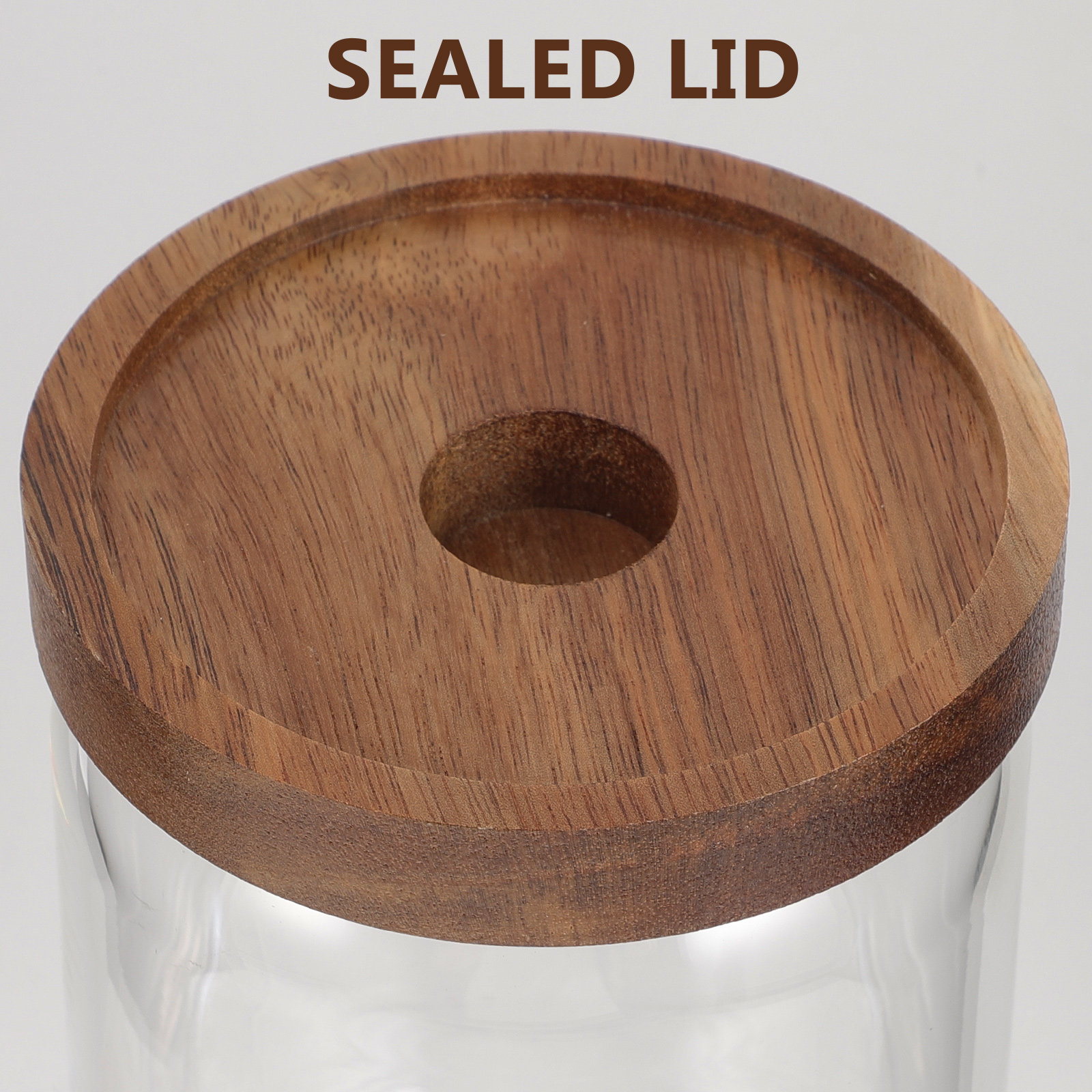 Food Storage Set Glass - กระปุกแก้วพรีเมียม ปิดผนึกแน่นหนา สำหรับเก็บชา กาแฟ อาหารแห้ง น้ำตาล