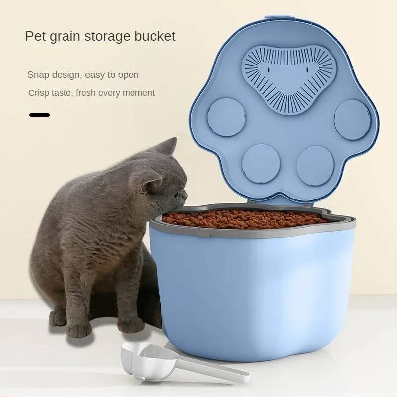 ถังเก็บอาหารสัตว์เลี้ยงแบบปิดส - Food Storage Large Plastic Containers บทวิจารณ์และราคา