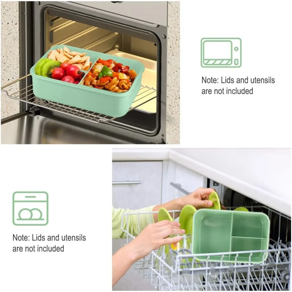 กล่องอาหารกลางวันเบนโตะขนาด 12 - Food Storage Microwave Safe บทวิจารณ์และราคา
