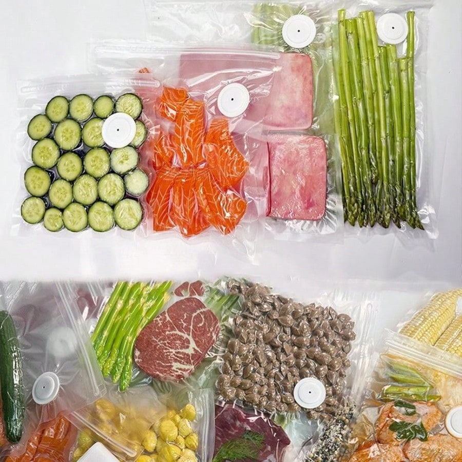 ถุงสูญญากาศแบบใช้ซ้ำได้ 30 ชิ้ - Food Storage Vacuum Bags บทวิจารณ์และราคา