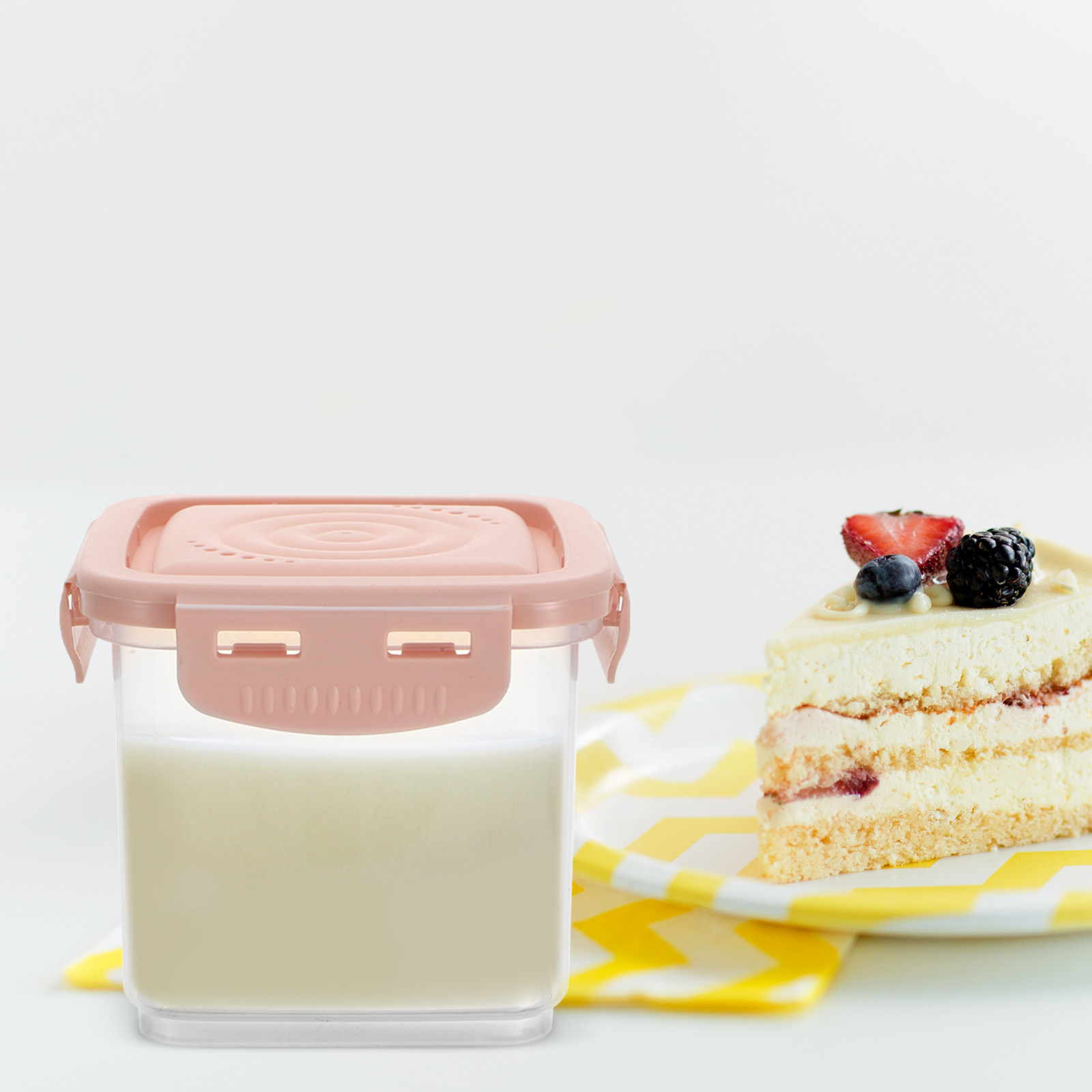 กล่องเก็บโยเกิร์ตแบบใช้ซ้ำได้  - Food Storage Large Plastic Containers บทวิจารณ์และราคา