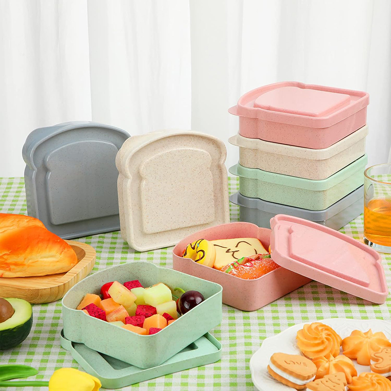 ภาชนะแซนวิชกล่องอาหารกลางวันกล - Food Storage Quart บทวิจารณ์และราคา