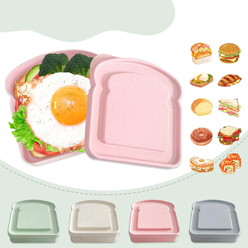 ภาชนะแซนวิชกล่องอาหารกลางวันกล - Food Storage Quart บทวิจารณ์และราคา