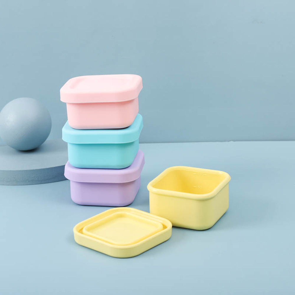 กล่องอาหารกลางวันซิลิโคนแบบปิด - Food Storage Microwave Safe บทวิจารณ์และราคา