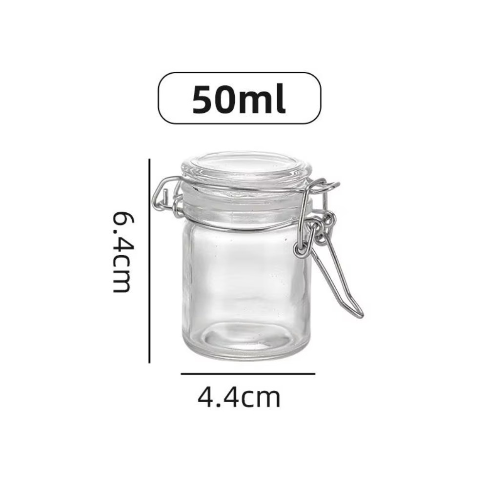 โหลแก้วปิดผนึก 50/100 มล. ฝาล็ - Food Storage Set Glass บทวิจารณ์และราคา