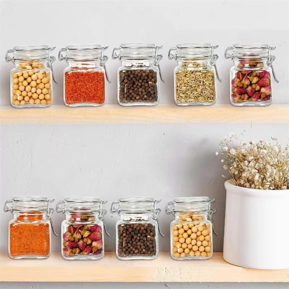 โหลแก้วปิดผนึก 50/100 มล. ฝาล็ - Food Storage Set Glass บทวิจารณ์และราคา