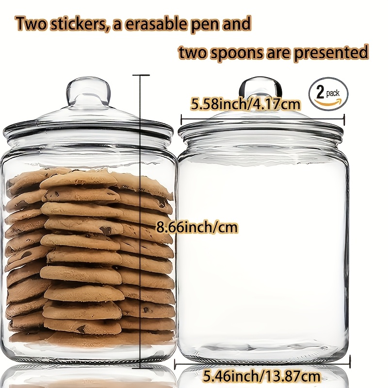 โหลแก้วสำหรับเก็บของในครัว 2 ช - Food Storage Utensils บทวิจารณ์และราคา
