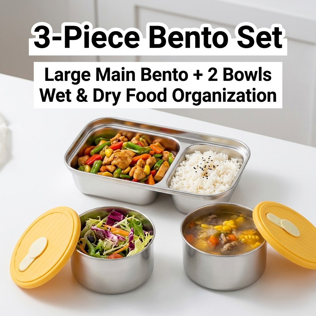 กล่องอาหารกลางวันสแตนเลส 304 ส - Food Storage Microwave Safe บทวิจารณ์และราคา