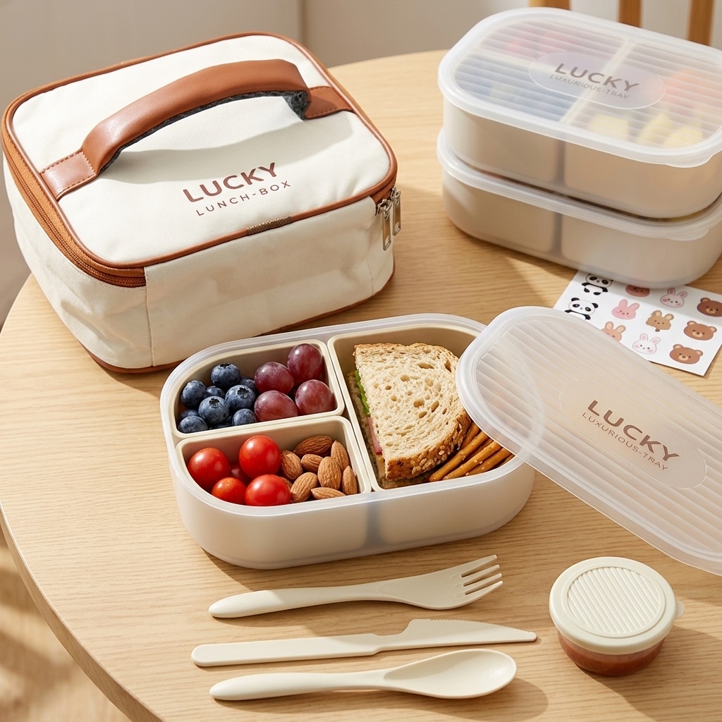 กล่องข้าวพลาสติกแบบพกพาสำหรับเ - Food Storage Microwave Safe บทวิจารณ์และราคา