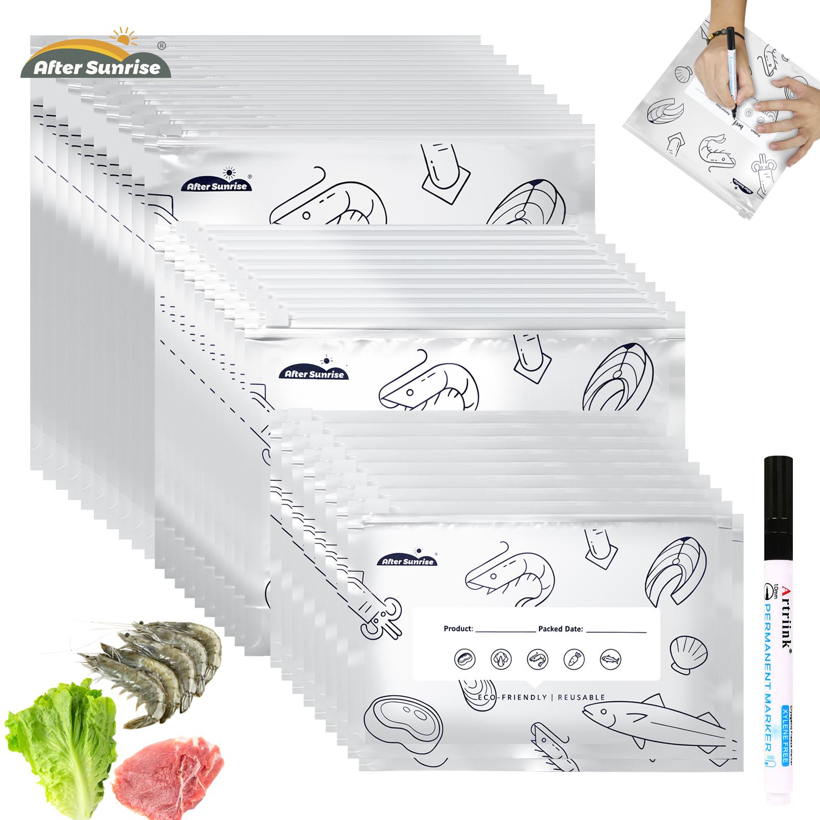 【อาหารแช่เย็น】ถุงเก็บอาหารแบบป - Food Storage Vacuum Bags บทวิจารณ์และราคา