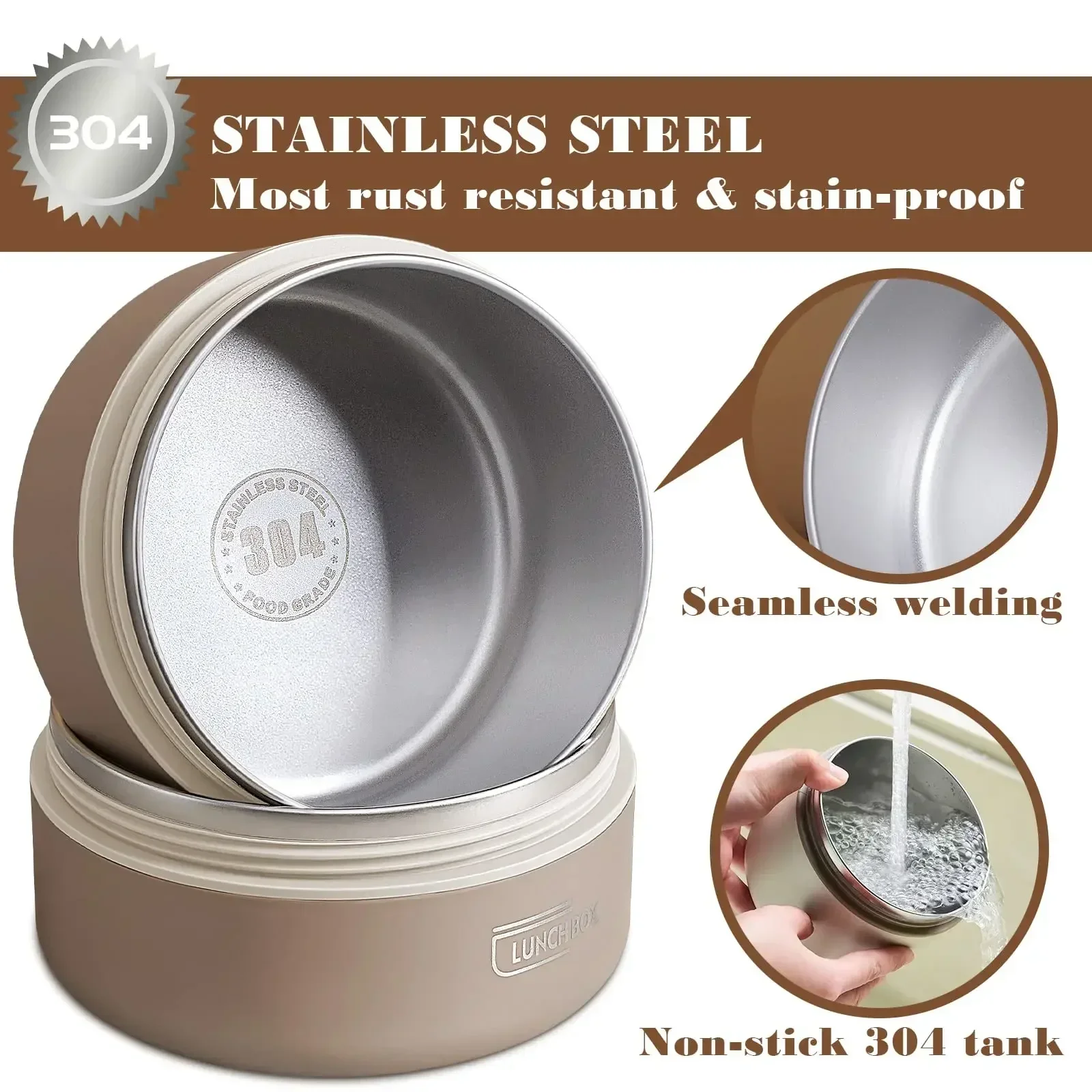กล่องอาหารกลางวัน/กล่องขนมแบบเ - Food Storage Thermos บทวิจารณ์และราคา