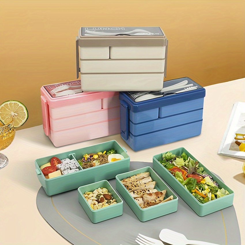 1450ML Bento กล่องอาหารกลางวัน - Food Storage Large Plastic Containers บทวิจารณ์และราคา