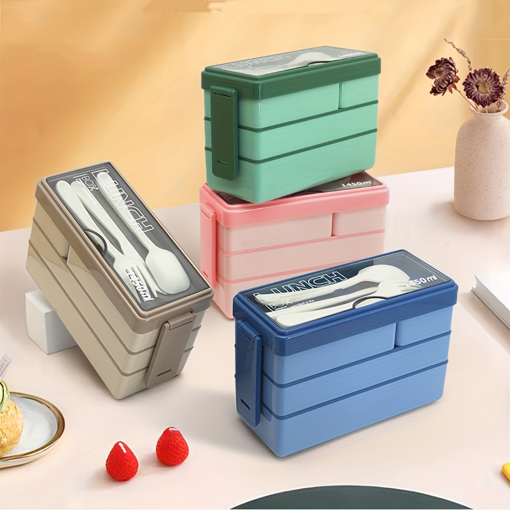 1450ML Bento กล่องอาหารกลางวัน - Food Storage Large Plastic Containers บทวิจารณ์และราคา