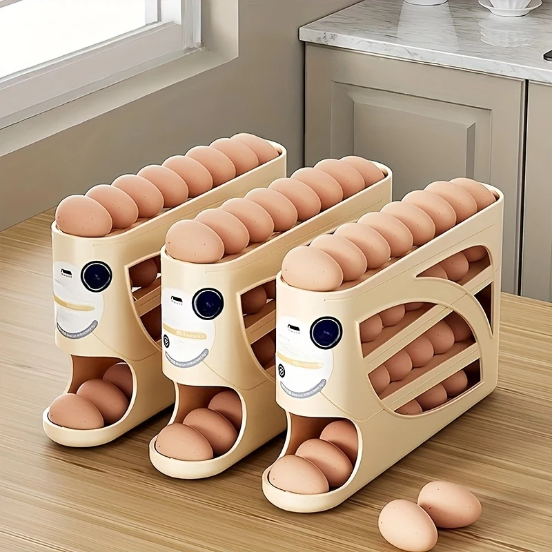 กล่องเก็บไข่แบบมีล้อ 3 ชั้น สำ - Food Storage Large Plastic Containers บทวิจารณ์และราคา