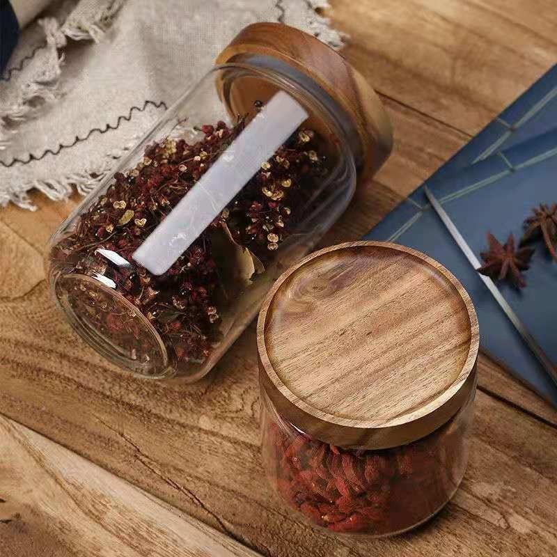 รอบแก้วหลอด Jar Acacia ไม้ฝาคร - Food Storage Youtube บทวิจารณ์และราคา