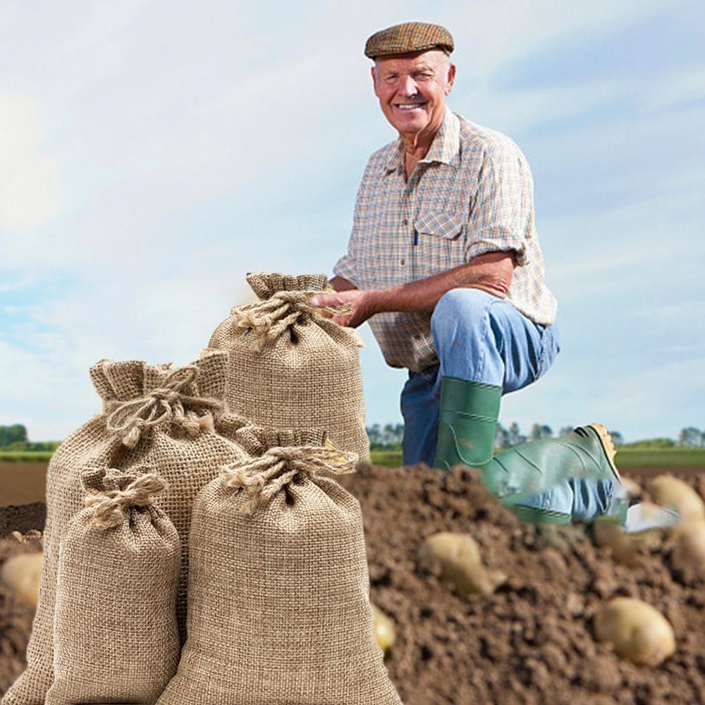 Burlap Potato กระสอบมันฝรั่งปอ - Food Storage Roots บทวิจารณ์และราคา
