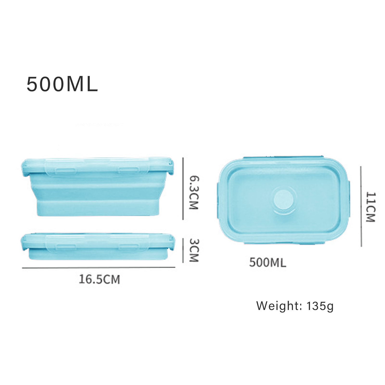 กล่องอาหารซิลิโคน เกรดอาหาร พั - Food Storage Microwave Safe บทวิจารณ์และราคา