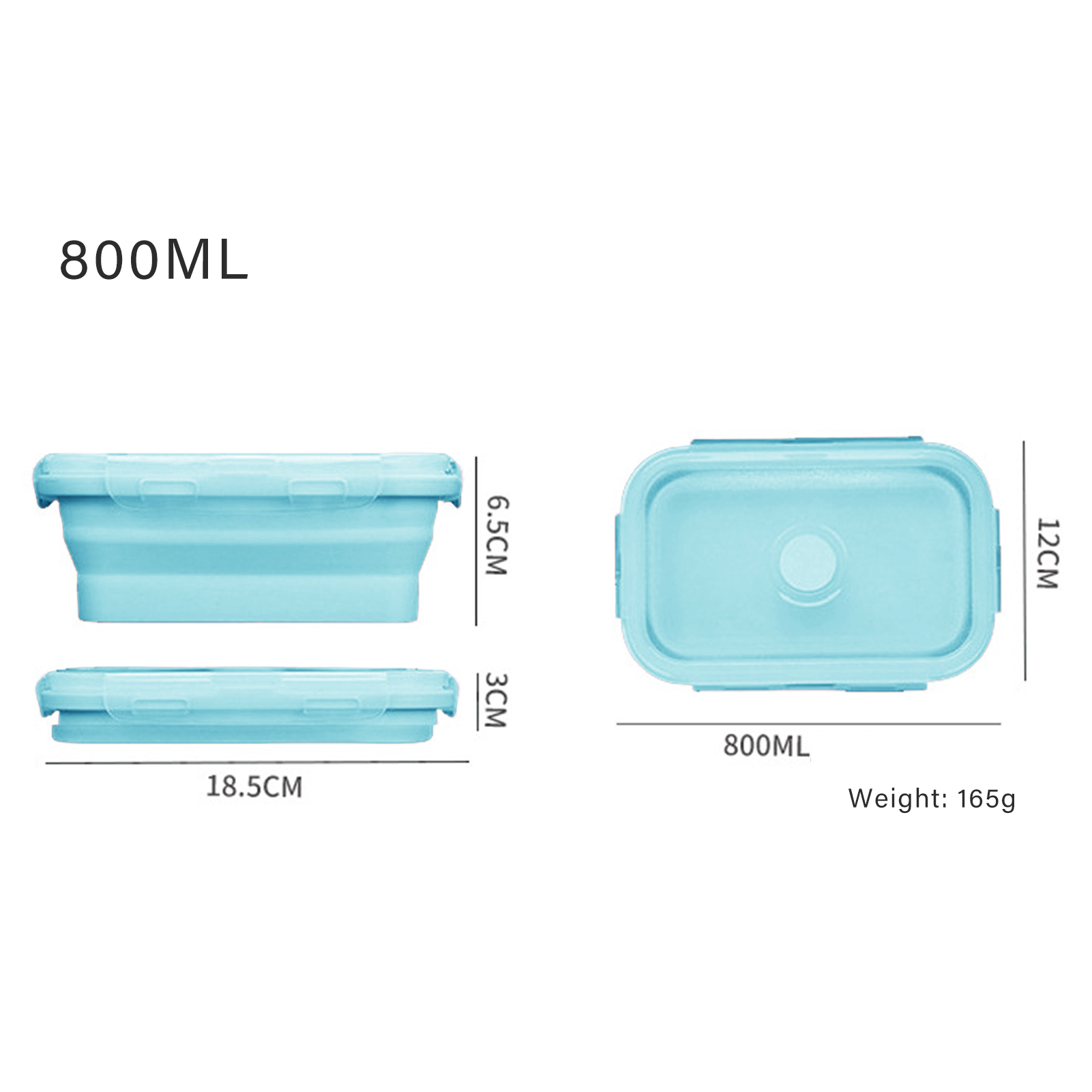 กล่องอาหารซิลิโคน เกรดอาหาร พั - Food Storage Microwave Safe บทวิจารณ์และราคา