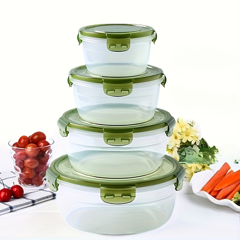 ภาชนะเก็บอาหารพลาสติก 4 ชิ้น ก - Food Storage Cupboard บทวิจารณ์และราคา