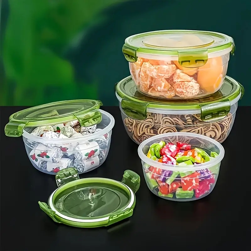 ภาชนะเก็บอาหารพลาสติก 4 ชิ้น ก - Food Storage Cupboard บทวิจารณ์และราคา