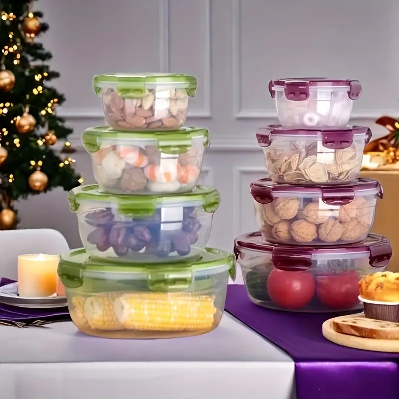 ภาชนะเก็บอาหารพลาสติก 4 ชิ้น ก - Food Storage Cupboard บทวิจารณ์และราคา