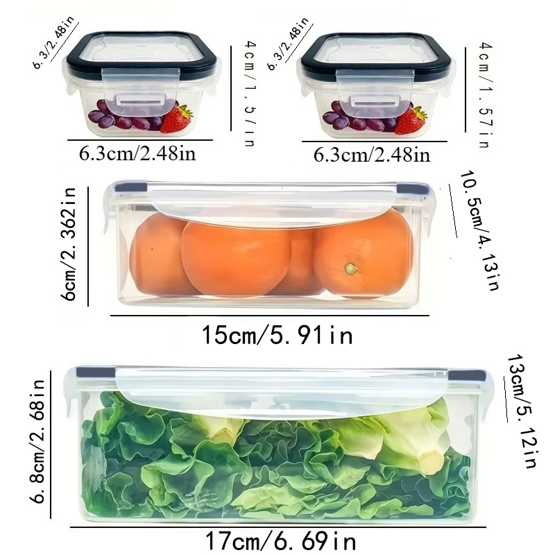 ชุด 8 ชิ้น ประกอบด้วย 4 กล่องแ - Food Storage Cupboard บทวิจารณ์และราคา