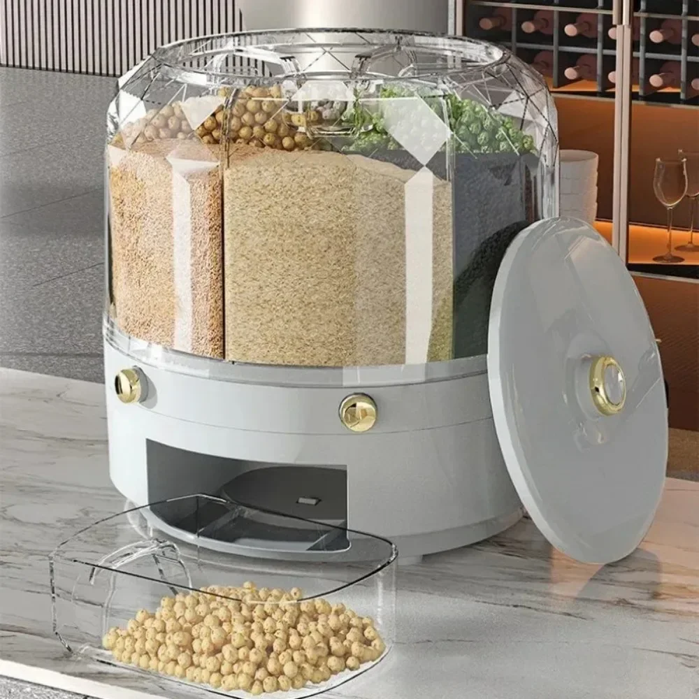 ตู้จ่ายธัญพืชแบบหมุนได้ เกรดอา - Food Storage Large Plastic Containers บทวิจารณ์และราคา