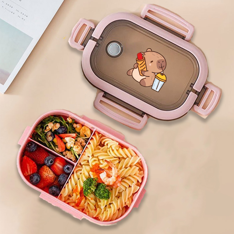 กล่องข้าวกลางวันลายคาปิบาร่า ล - Food Storage Cupboard บทวิจารณ์และราคา