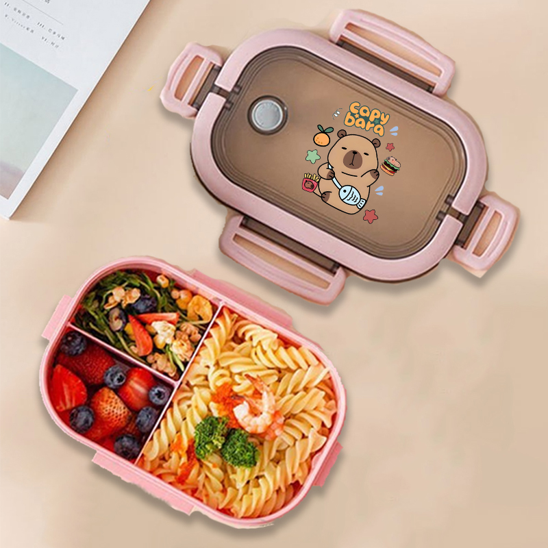 กล่องข้าวกลางวันลายคาปิบาร่า ล - Food Storage Cupboard บทวิจารณ์และราคา