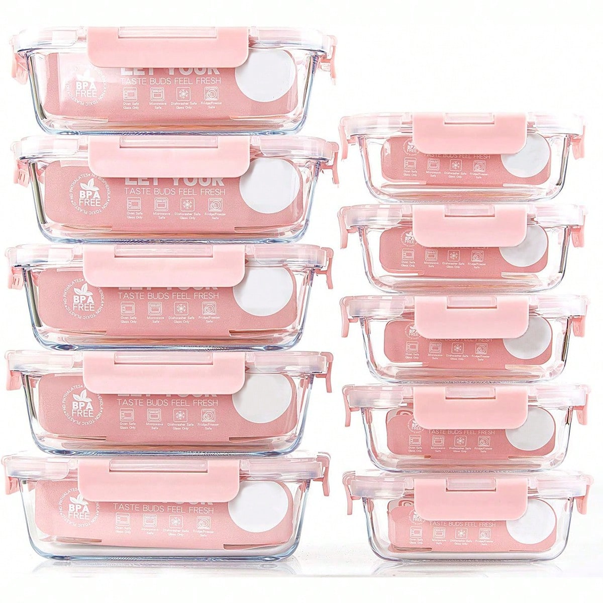 ชุดกล่องแก้วสำหรับเตรียมอาหาร  - Food Storage Cupboard บทวิจารณ์และราคา