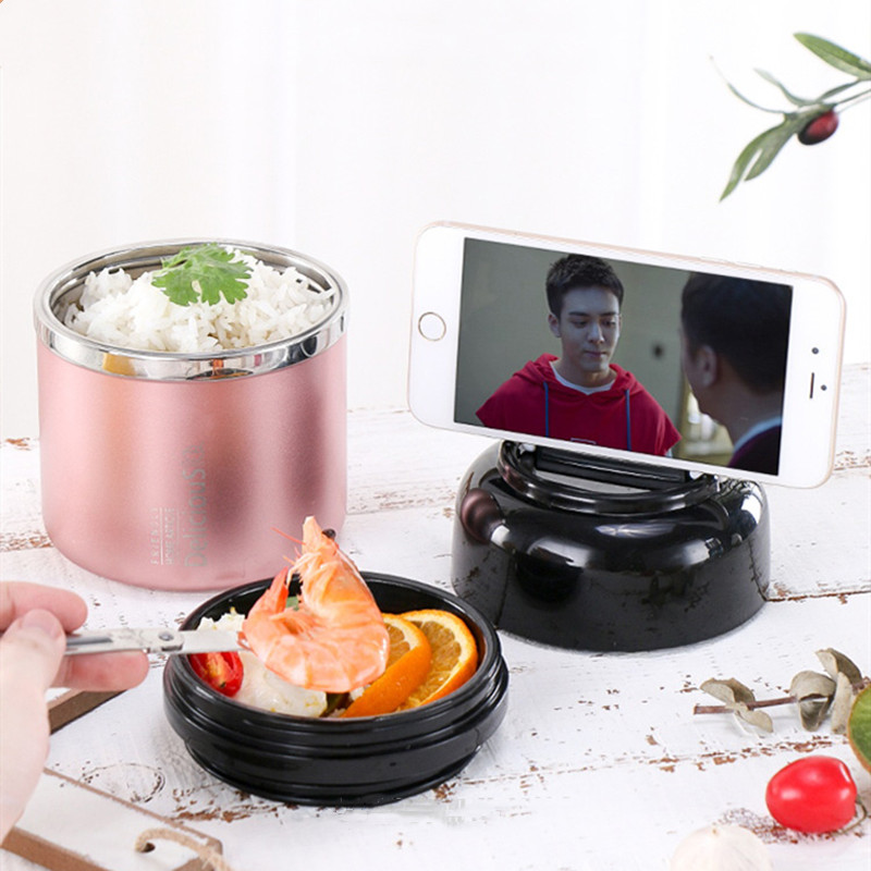 สแตนเลสอาหารกลางวันเก็บอุณหภูม - Food Storage Long Term บทวิจารณ์และราคา