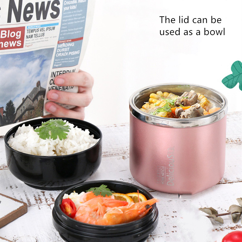สแตนเลสอาหารกลางวันเก็บอุณหภูม - Food Storage Long Term บทวิจารณ์และราคา