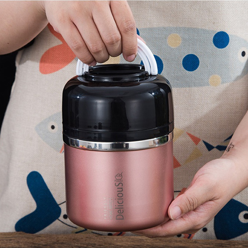 สแตนเลสอาหารกลางวันเก็บอุณหภูม - Food Storage Long Term บทวิจารณ์และราคา