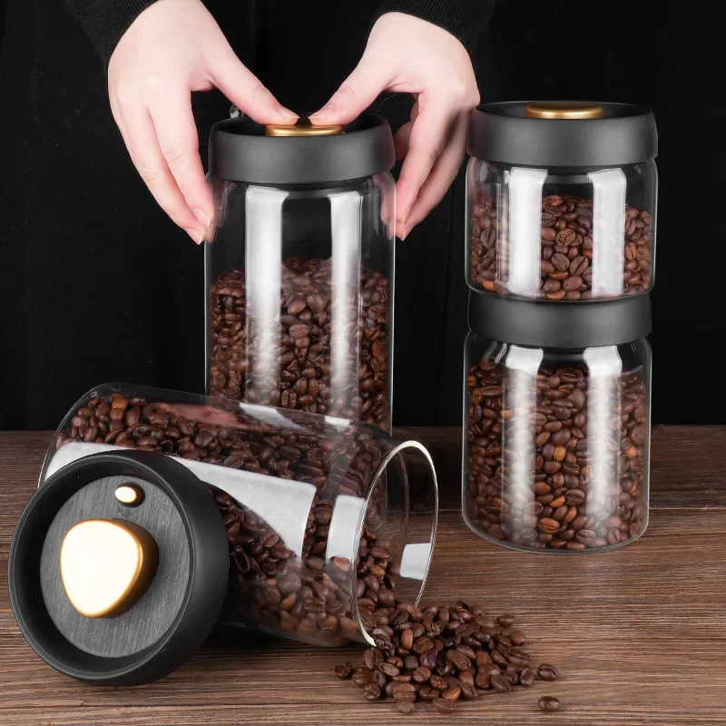 เมล็ดกาแฟขวดปิดผนึกสูญญากาศ, โ - Food Storage Set Glass บทวิจารณ์และราคา
