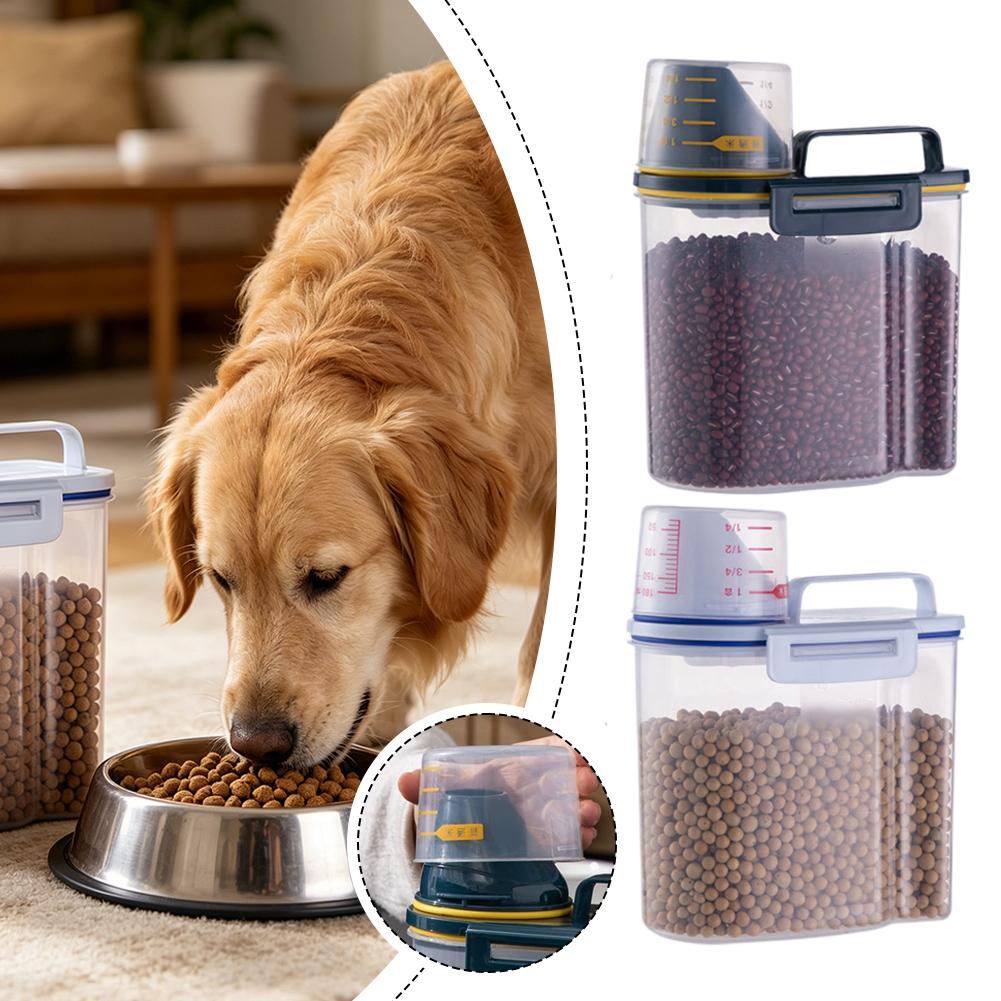 ภาชนะเก็บอาหารสัตว์เลี้ยงพลาสต - Food Storage Large Plastic Containers บทวิจารณ์และราคา