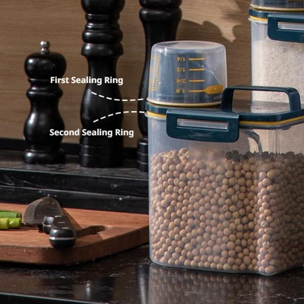 ภาชนะเก็บอาหารสัตว์เลี้ยงพลาสต - Food Storage Large Plastic Containers บทวิจารณ์และราคา