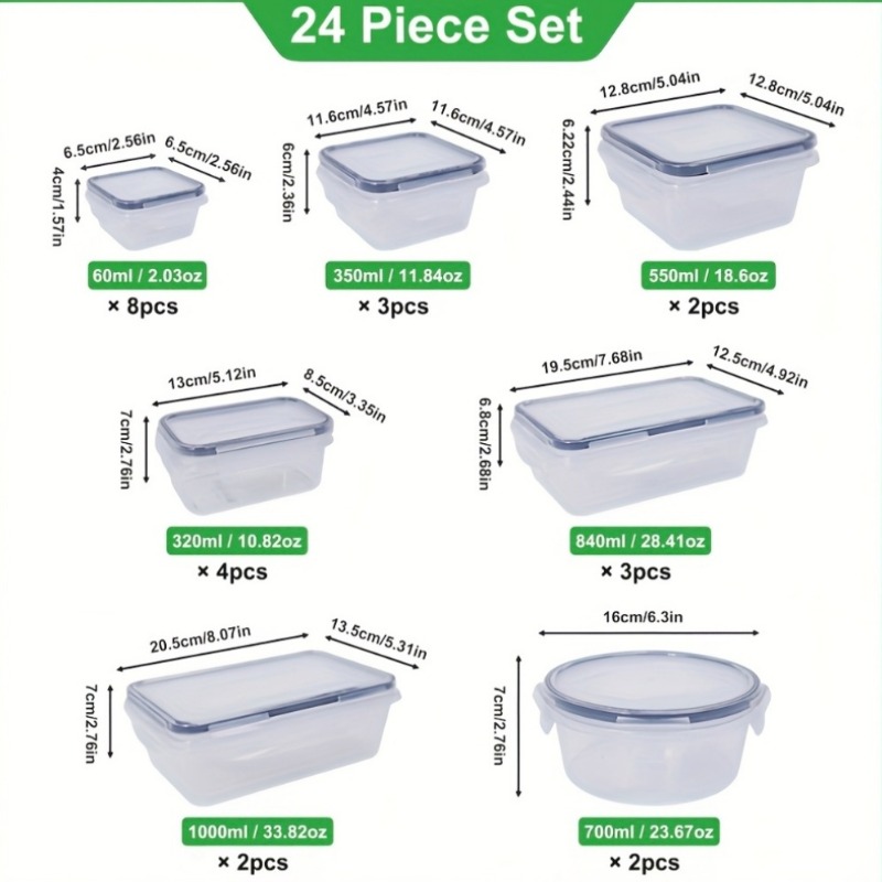 ชุดเก็บอาหารปลอดสาร BPA 48 ชิ้ - Food Storage Utensils บทวิจารณ์และราคา