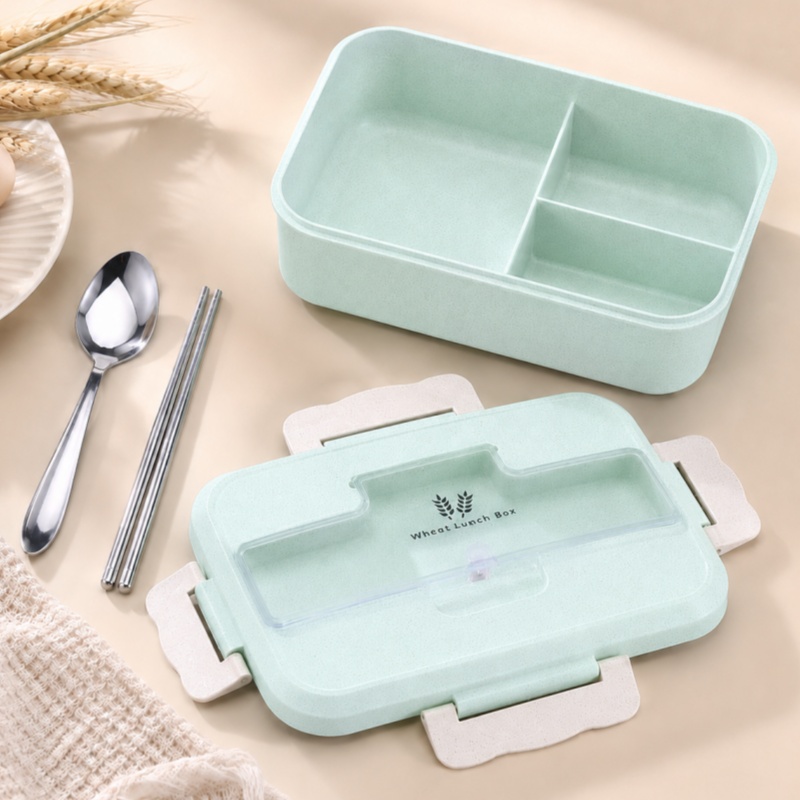 กล่องอาหารกลางวันทำจากฟางข้าวส - Food Storage Oven Safe บทวิจารณ์และราคา
