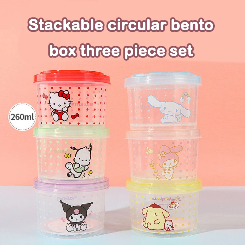 ชุดกล่องอาหารกลางวันคิตตี้ 3 ช - Food Storage Oven Safe บทวิจารณ์และราคา